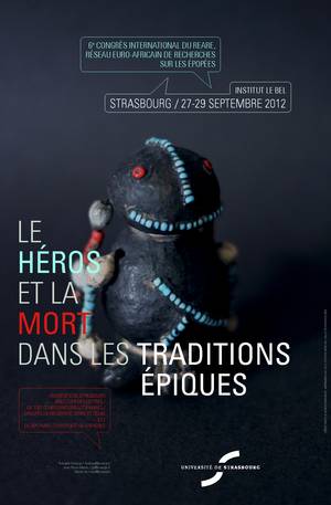 Affiche du colloque Le héros et la mort dans les traditions épiques